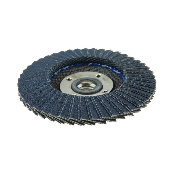 Weiler 4-1/2" Tiger X Flap Disc, Conical (TY29), 80Z, 5/8"-11 UNC 51207 - main